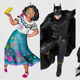 Dragon Ball Z, Encanto, Batman, and Luke Skywalker holiday ornaments.